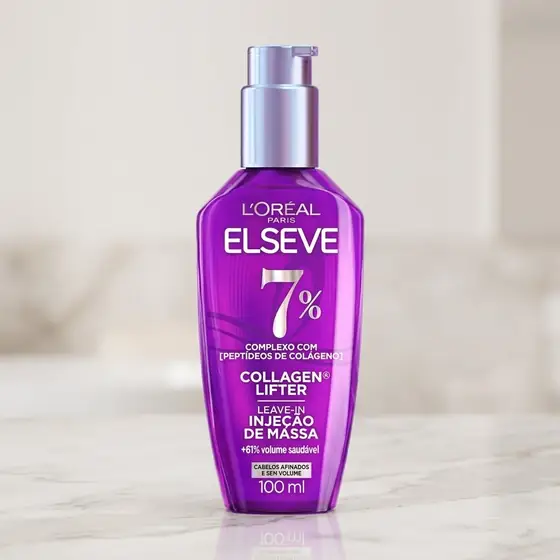 Sérum Leave-in Cabelos Finos Elseve L'Oréal Paris Colágeno Encorpador 100ml (imagem ilustrativa)