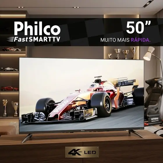 Smart TV Philco 50" 4K P50VIK Roku (imagem ilustrativa)