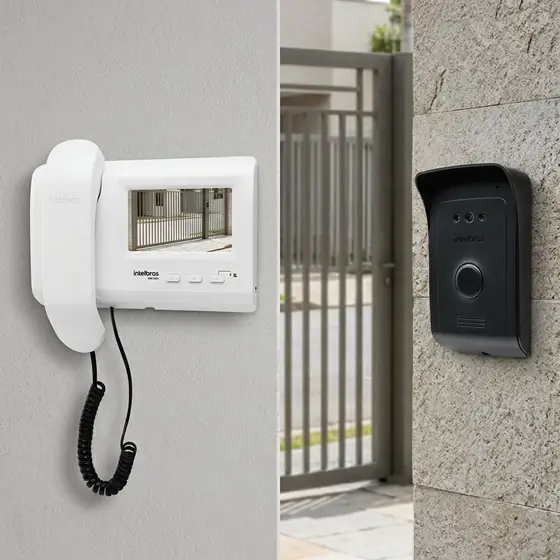 Video Porteiro Ivr 1010 Branco E Preto Intelbras 110V/220V (imagem ilustrativa)