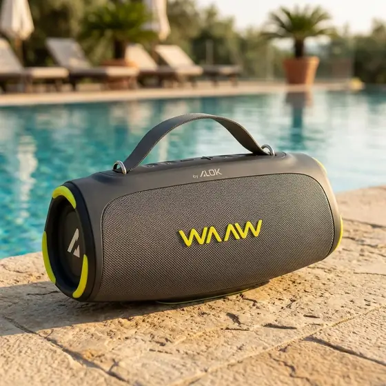 WAAW by Alok Caixa de Som Bluetooth Boom 110 À Prova D'Água e Até 26 Horas de Autonomia (imagem ilustrativa)